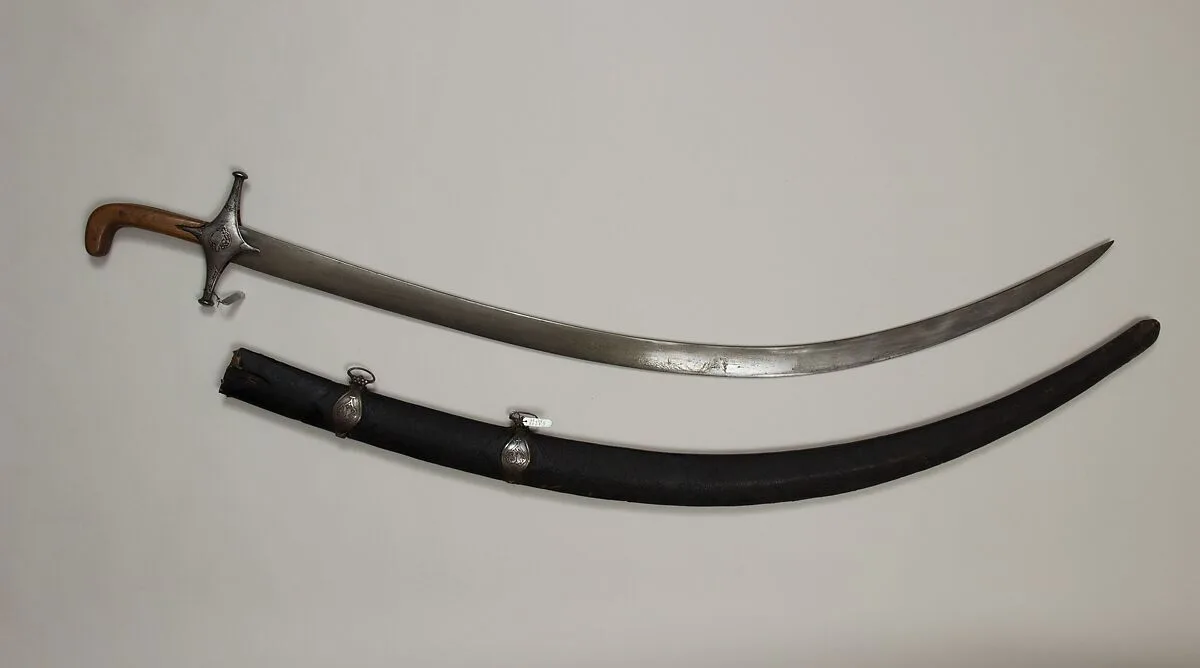 Sword (Shamshir) with Scabbard — Unknown