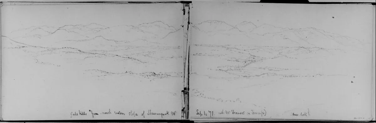 Catskills, 1871 (from Sketchbook) — Daniel Huntington