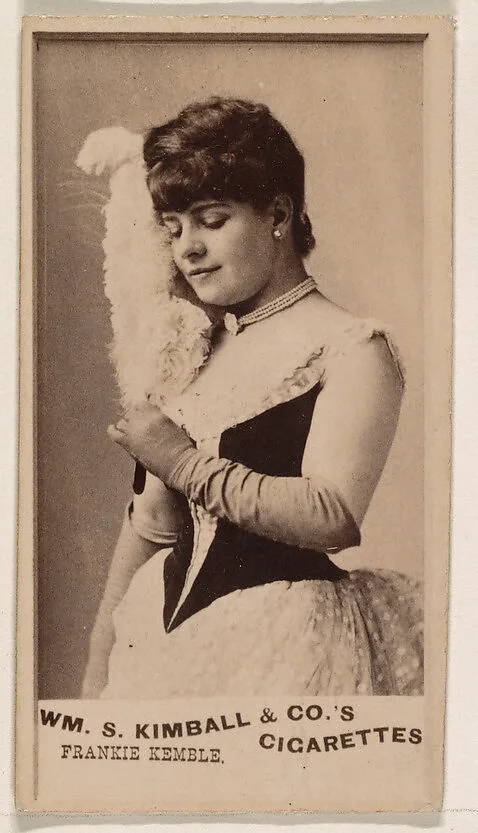 Frankie Kemble, from the Actresses series (N203) issued by Wm. S. Kimball & Co. — William S. Kimball & Company