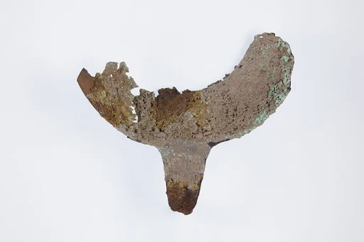 Part of a shallow strainer