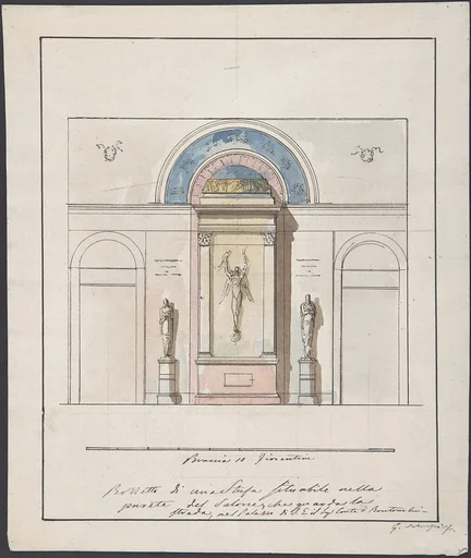 Elevation "della nuova Galleria"