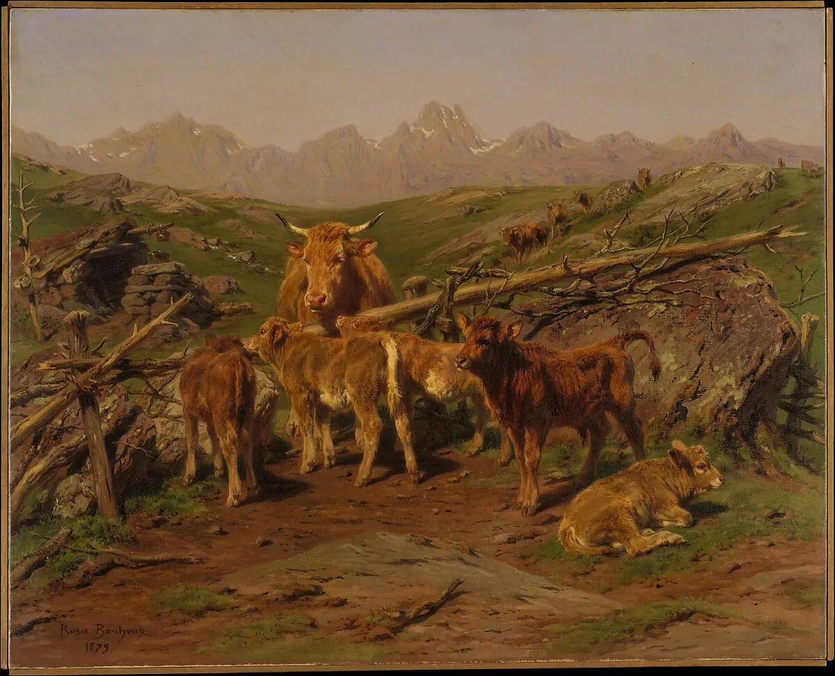 Weaning the Calves — Rosa Bonheur