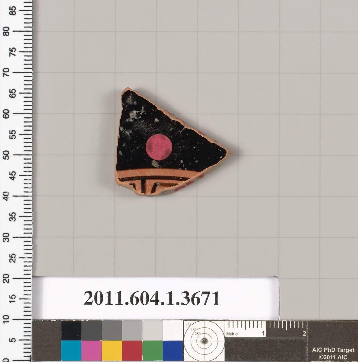 Terracotta fragment of a kylix (drinking cup) — Unknown