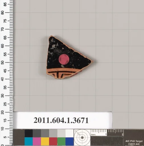 Terracotta fragment of a kylix (drinking cup)
