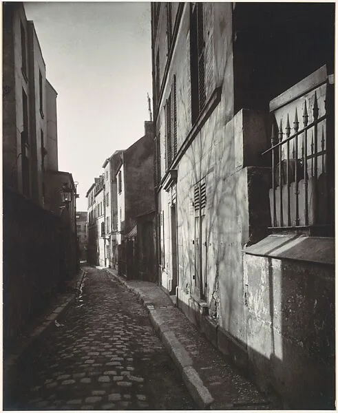Rue St. Rustique, Montmartre — Eugène Atget
