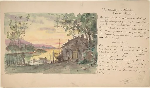 Backdrop Design for "Der Rattenfänger von Hamelin" by the Brothers Grimm