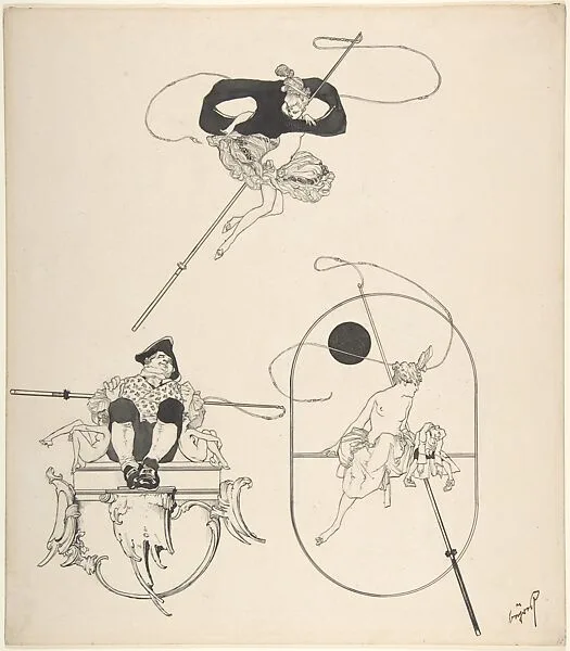 Three Vignettes for Book Illustration — Franz von Bayros