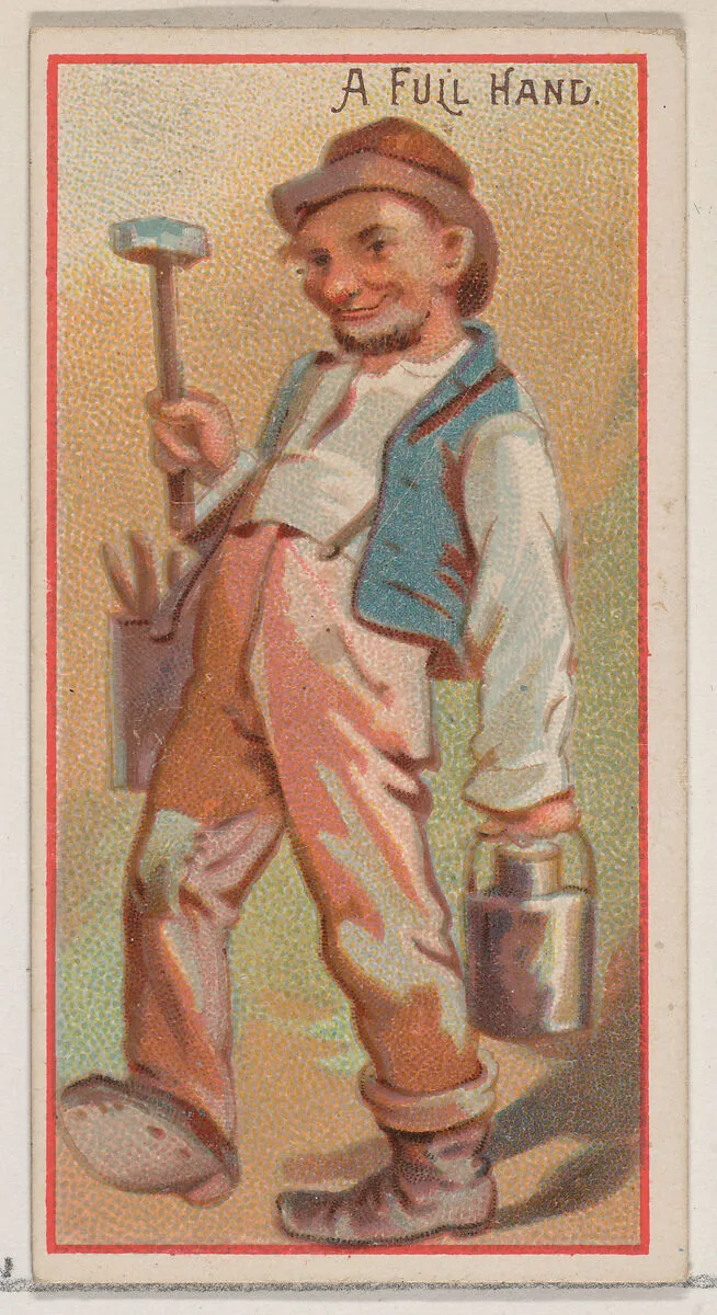 A Full Hand, from the Jokes series (N87) for Duke brand cigarettes — W. Duke, Sons & Co.|George S. Harris & Sons