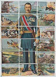 Japan, from the World War I Puzzle Cards series — Chocolates Jaime Boix, Barcelona|Emperor Taishō|J. Lopez
