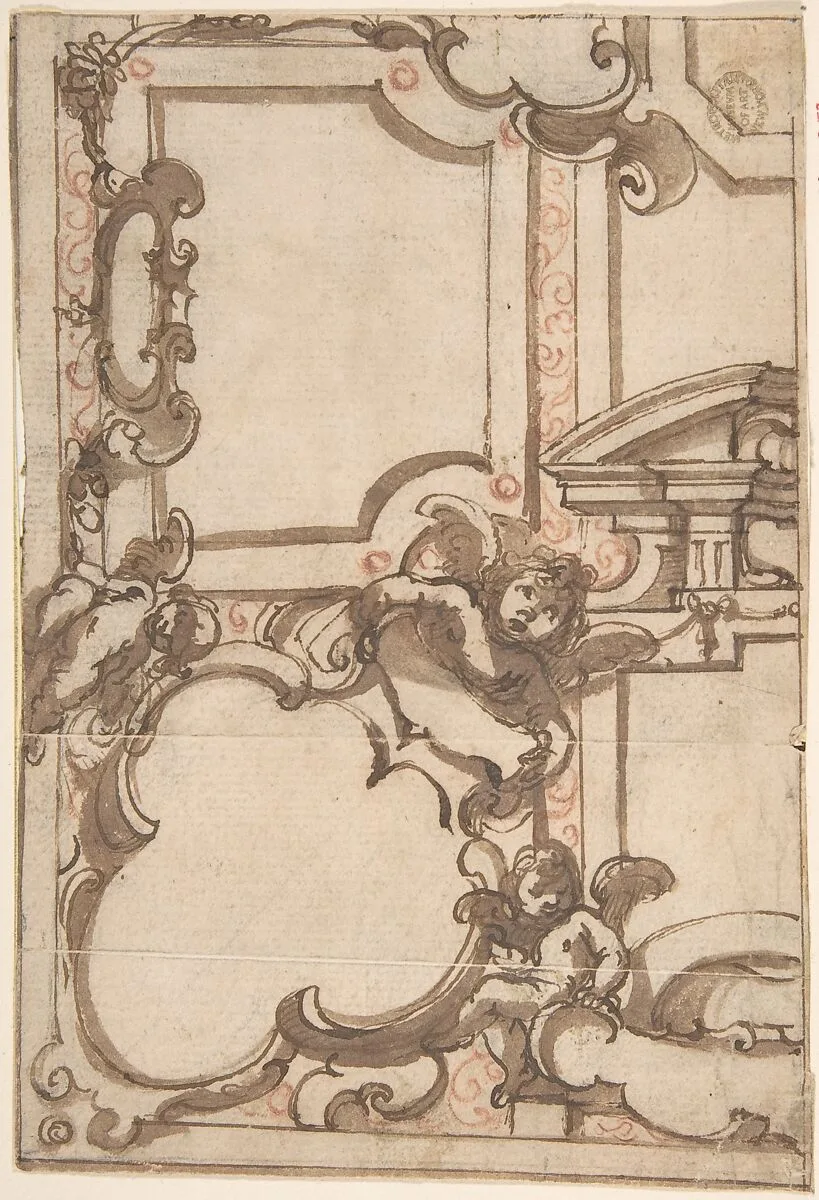 Decorative Design — Anonymous, Spanish, 17th century