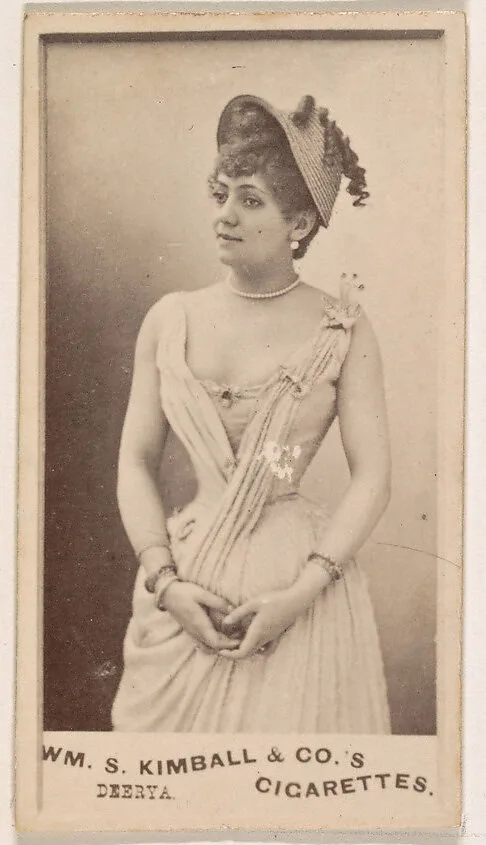 Miss Deerya, from the Actresses series (N203) issued by Wm. S. Kimball & Co. — William S. Kimball & Company