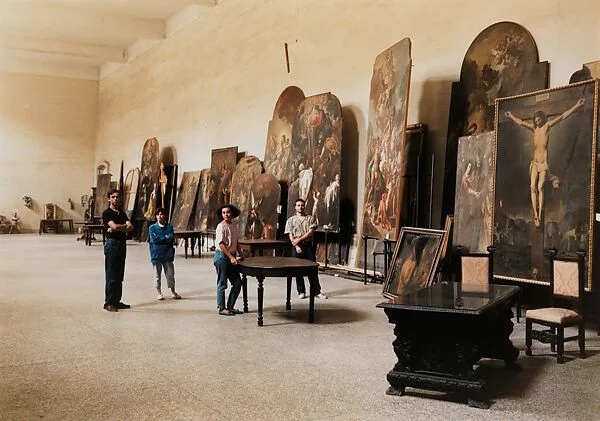 Restorers at San Lorenzo Maggiore, Naples — Thomas Struth
