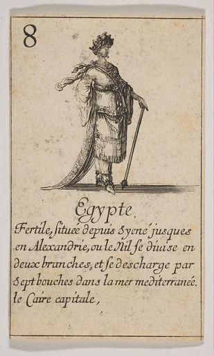 Egypte, from "Jeu de la Géographie"
