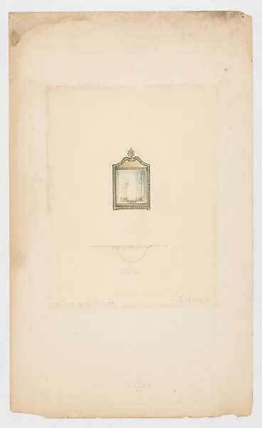 Design for sconce — Louis C. Tiffany|Tiffany Studios