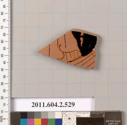 Terracotta fragment of a column-krater (bowl for mixing wine and water)