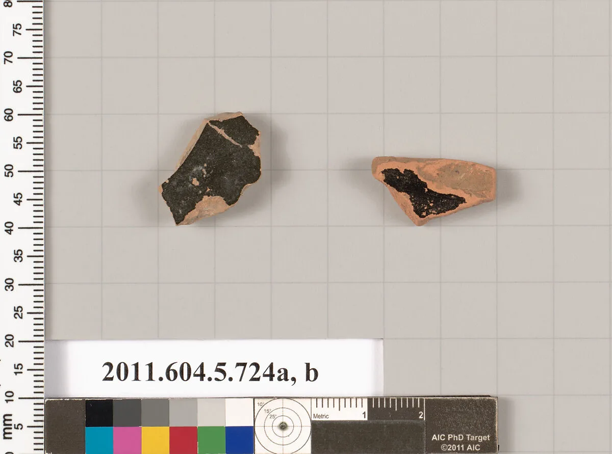 Terracotta fragments of kylikes (drinking cups) — Unknown