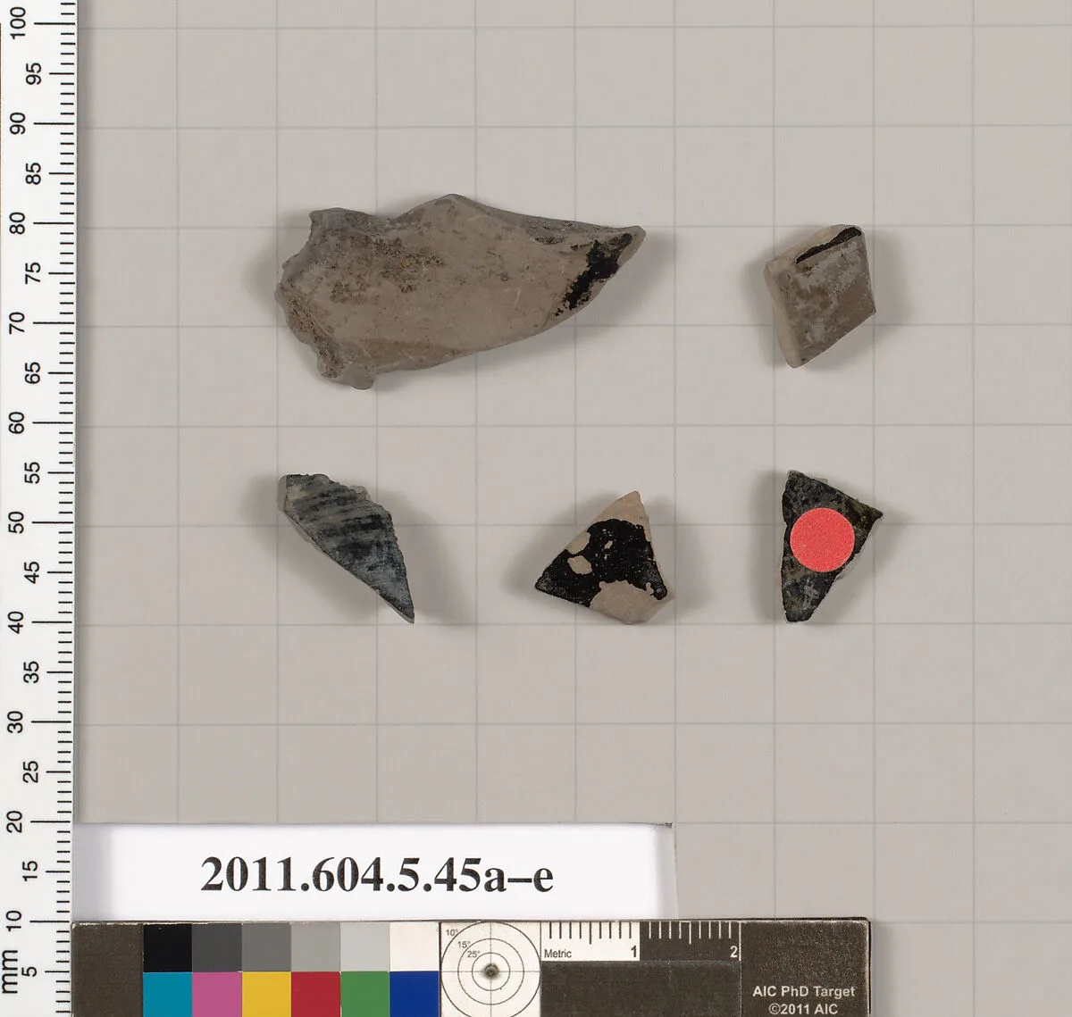 Terracotta fragments of kylikes (drinking cups) — Unknown