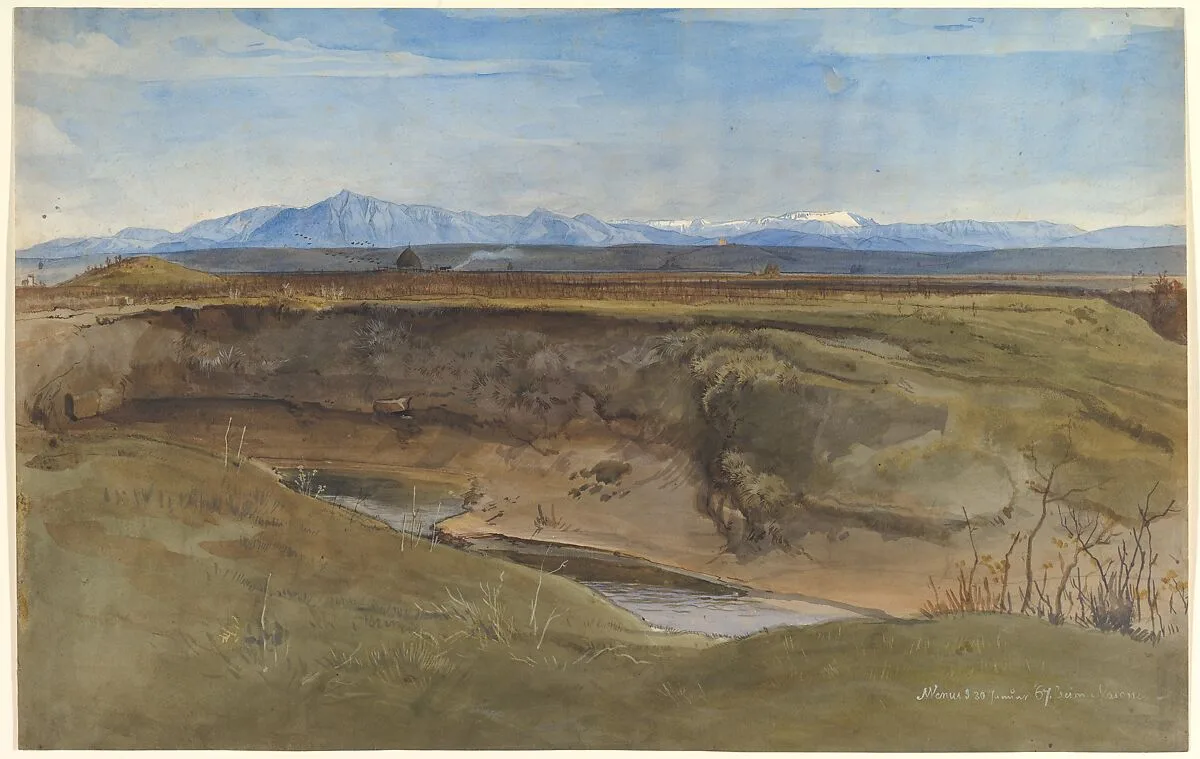 Landscape near Rome — August Leopold Venus|Albert Venus