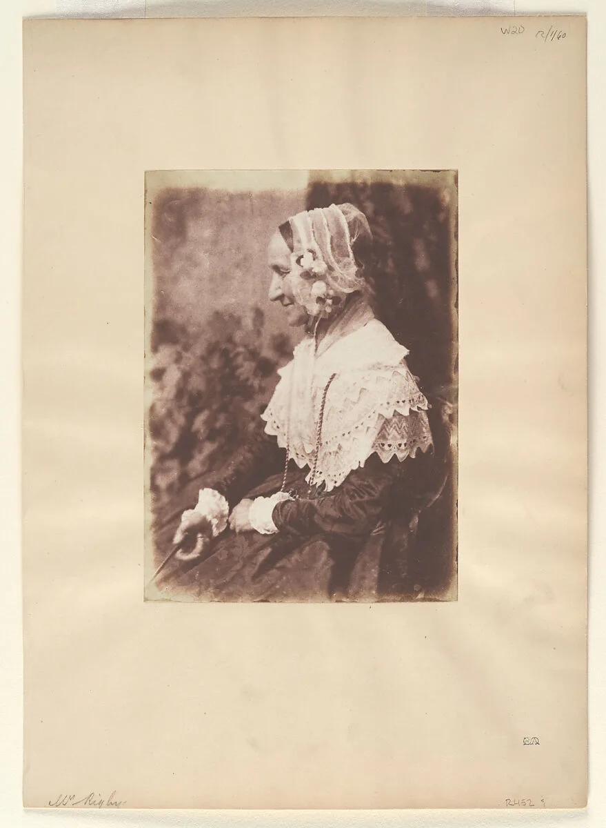 Mrs. Anne Rigby (née Anne Palgrave, 1777–1872) — Hill and Adamson|David Octavius Hill|Robert Adamson