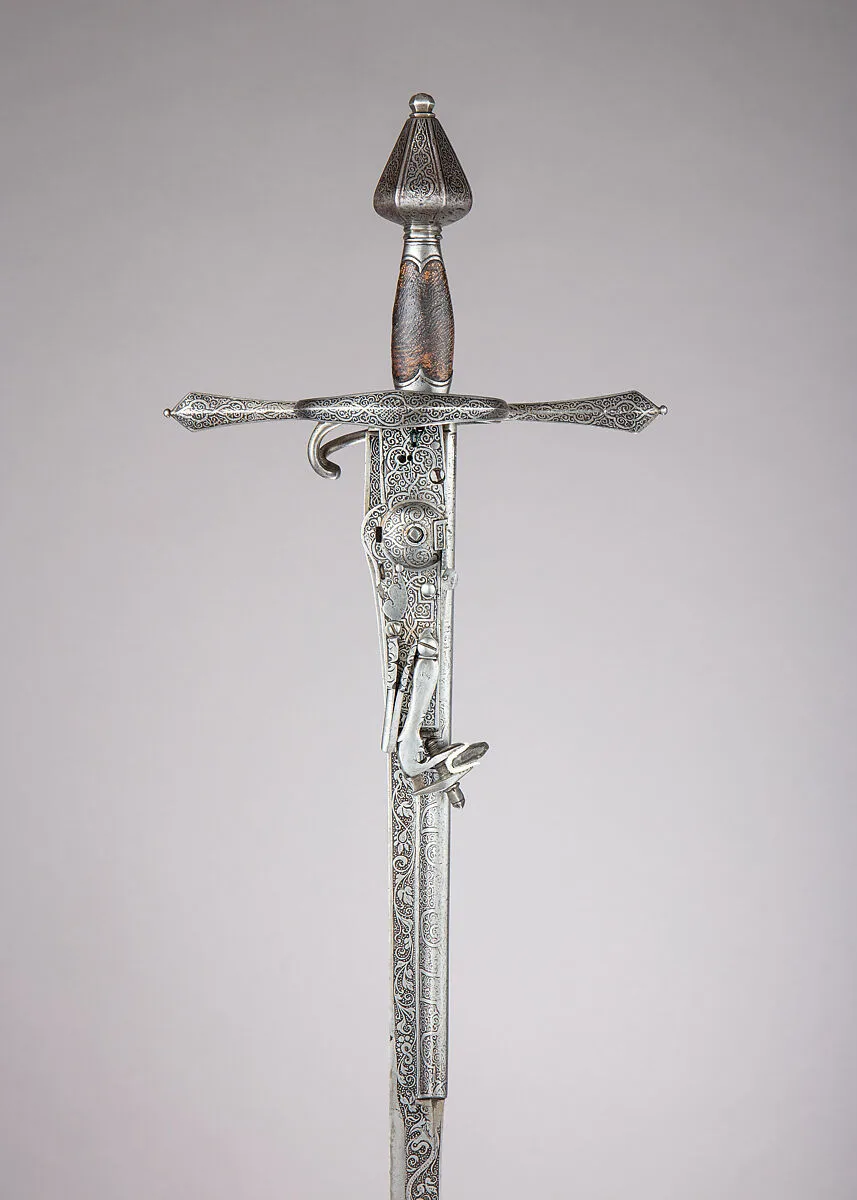 Combination Sword and Wheellock Pistol — Unknown