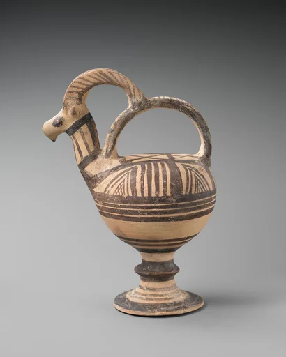 Terracotta trick vase