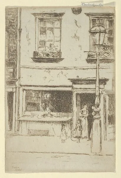The Little Fish Shop, Chelsea Embankment — Théodore Roussel