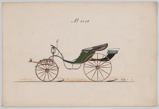 Design for Pony Phaeton, no. 3338