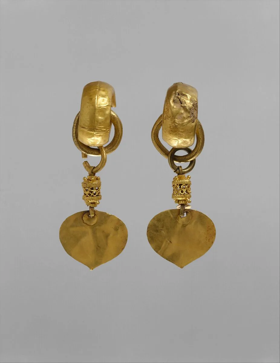 금제 귀걸이 삼국 신라|金製耳飾 三國 新羅|Earring (one of a pair) — Unknown