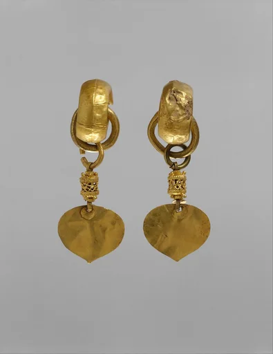 금제 귀걸이 삼국 신라|金製耳飾 三國 新羅|Earring (one of a pair)