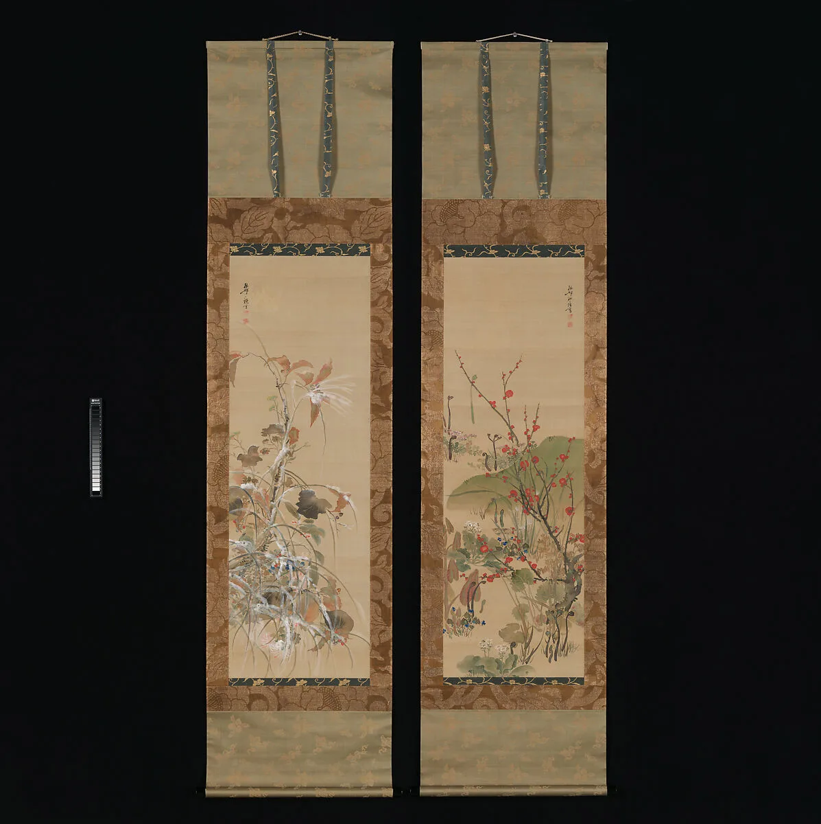 池田孤邨筆 四季花鳥画|Flowers and Birds of the Four Seasons — Ikeda Koson