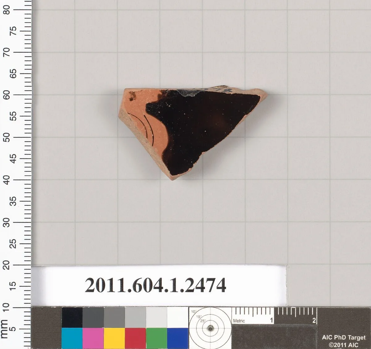 Terracotta fragment of a kylix (drinking cup) — Unknown