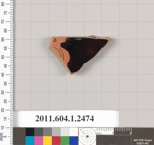 Terracotta fragment of a kylix (drinking cup)