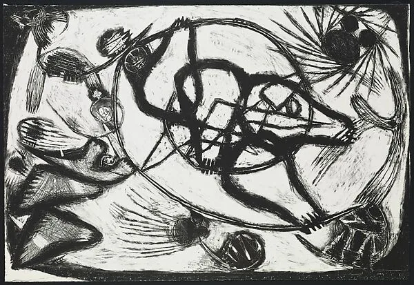 Untitled, Tam 1708A State II (9/20) — Frank Lobdell|Tamarind Lithography Workshop