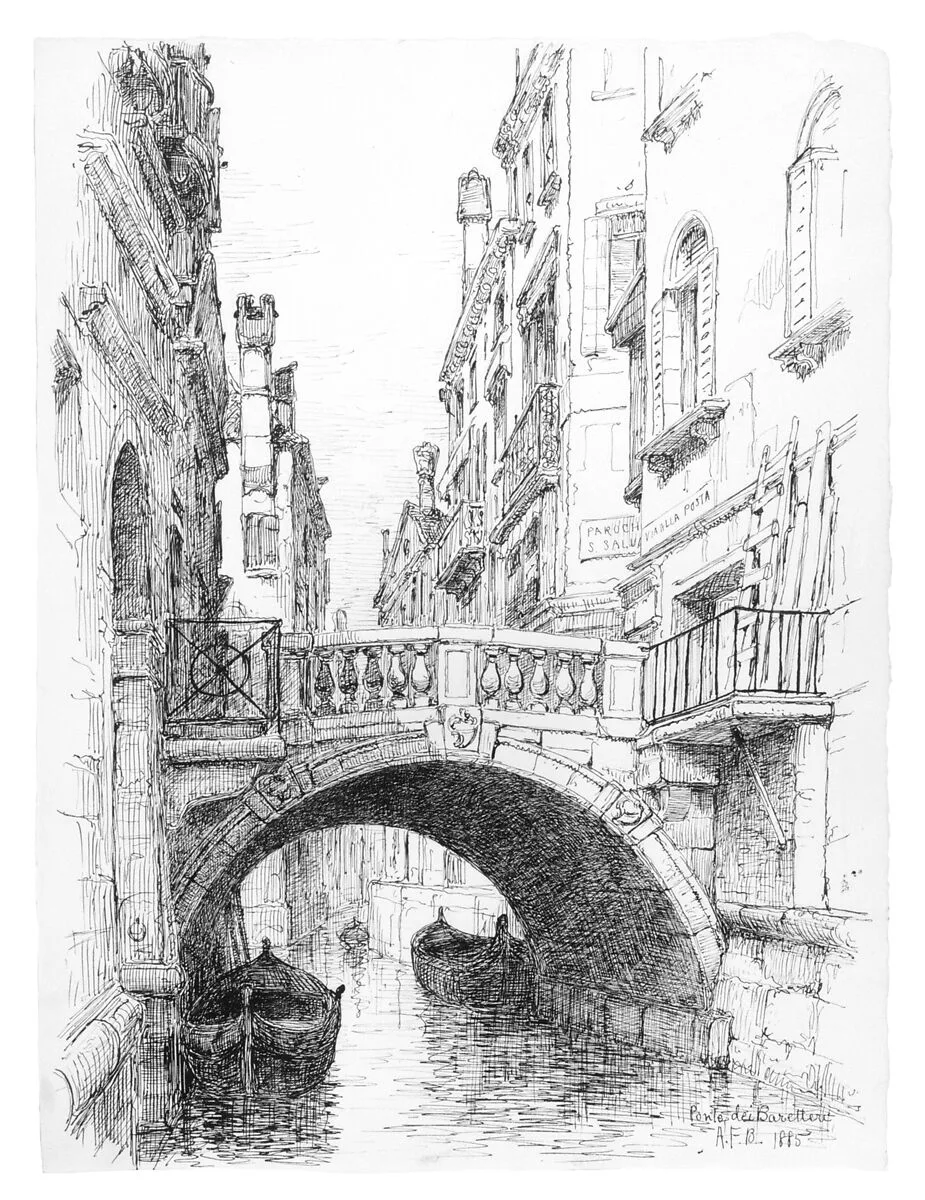 Ponte dei Baretteri — Andrew Fisher Bunner
