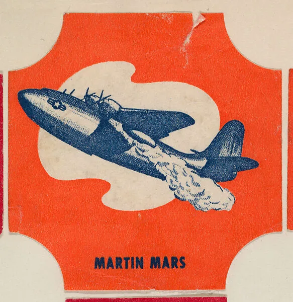 Martin Mars, from the Modern Planes Bread End Labels series (D290-11) issued by Tastee Bread — Tastee Bread