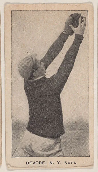 Devore, New York, National League, from the Baseball Players set (W500) — Unknown