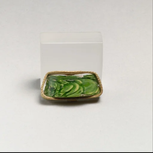 Glass mosaic fragment