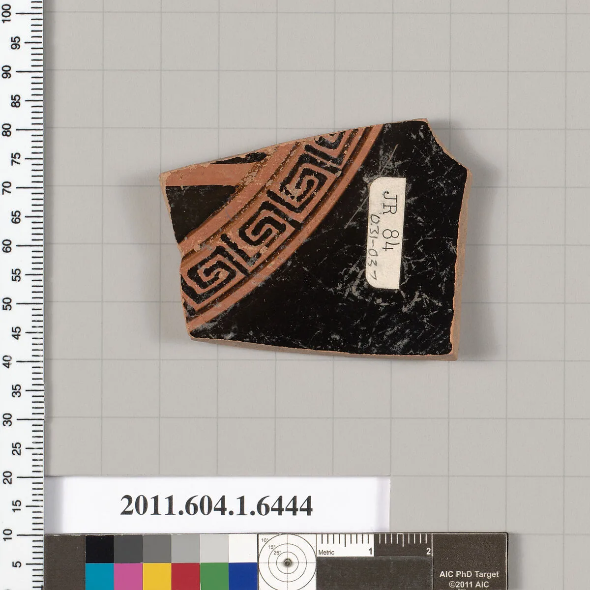 Terracotta fragment of a kylix (drinking cup) — Unknown