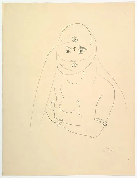 Veiled Figure with Two Bracelets — Henri Matisse