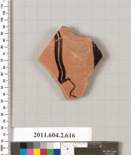 Terracotta fragment of a column-krater (bowl for mixing wine and water)