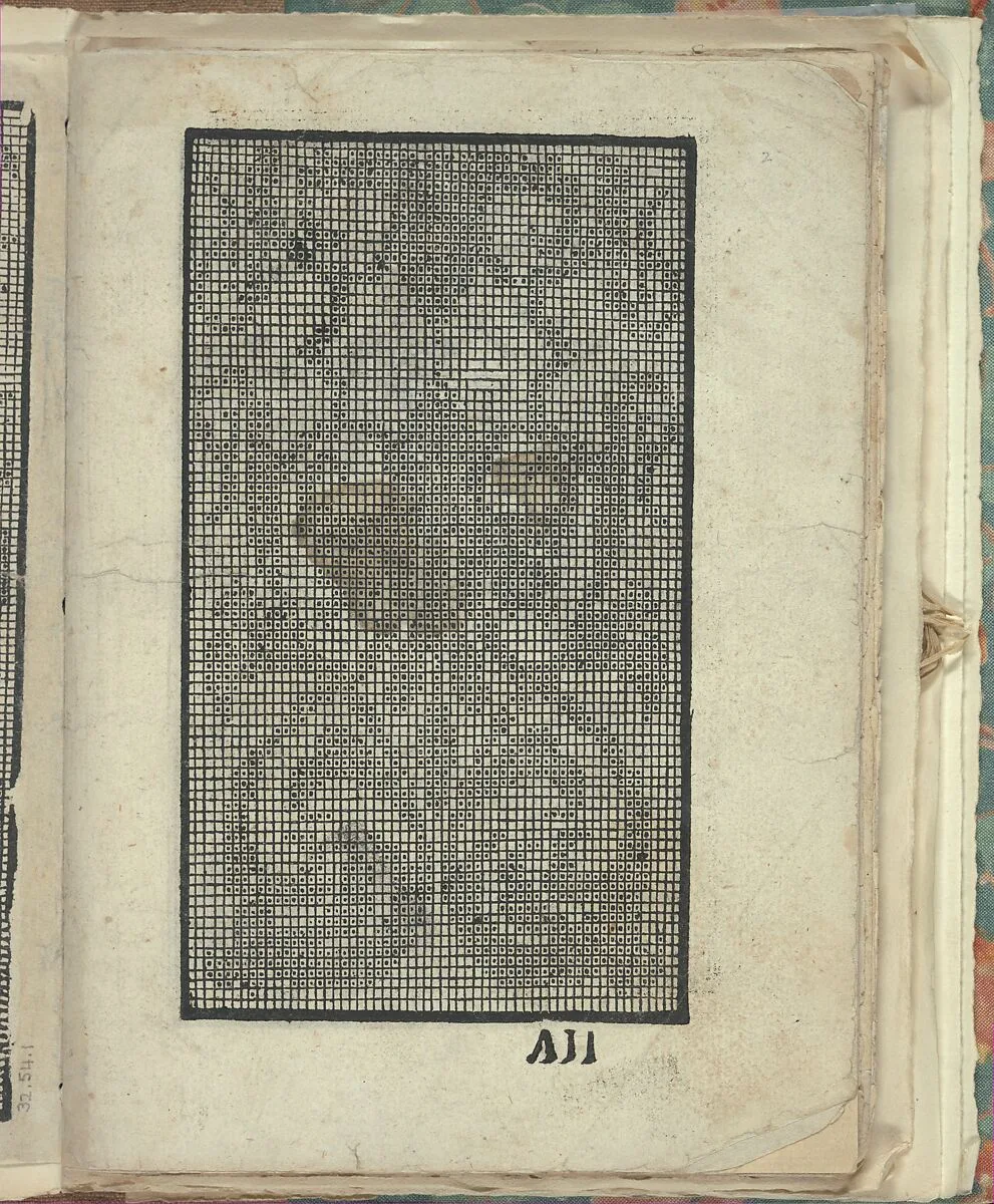 Opera Nova Universali intitulata Corona di racammi, page 2 (recto) — Giovanni Andrea Vavassore