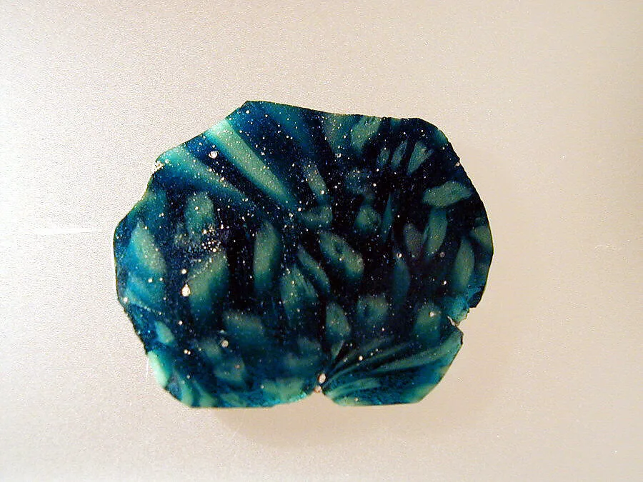 Glass mosaic inlay fragment — Unknown