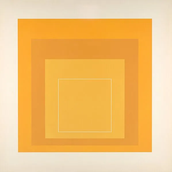 Proof for White Line Square series — Josef Albers|Gemini G.E.L.|Kenneth E. Tyler