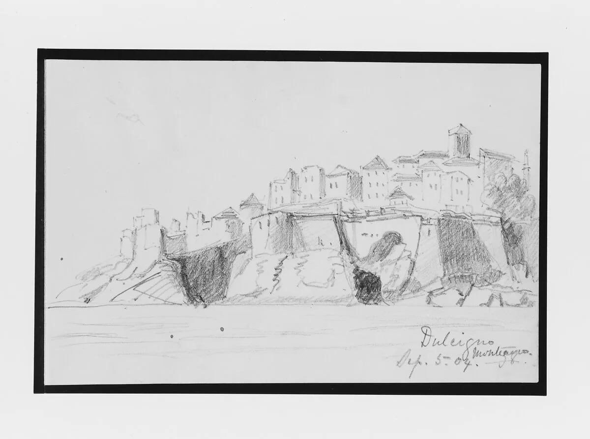 Dulcigno (from Sketchbook) — Mary Newbold Sargent