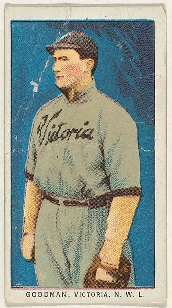 Goodman, Victoria, Northwestern League, from the "Obak Baseball Players" set (T212), issued by the American Tobacco Company to promote Obak Mouthpiece Cigarettes — American Tobacco Company