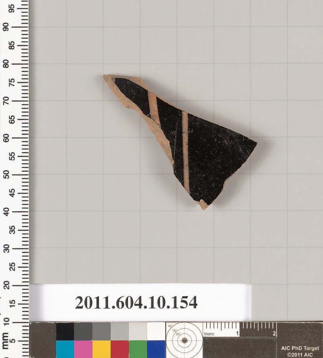Terracotta fragment of a skyphos (deep drinking cup) — Unknown