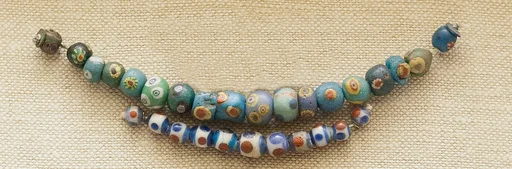 String of 11 Eyed Beads