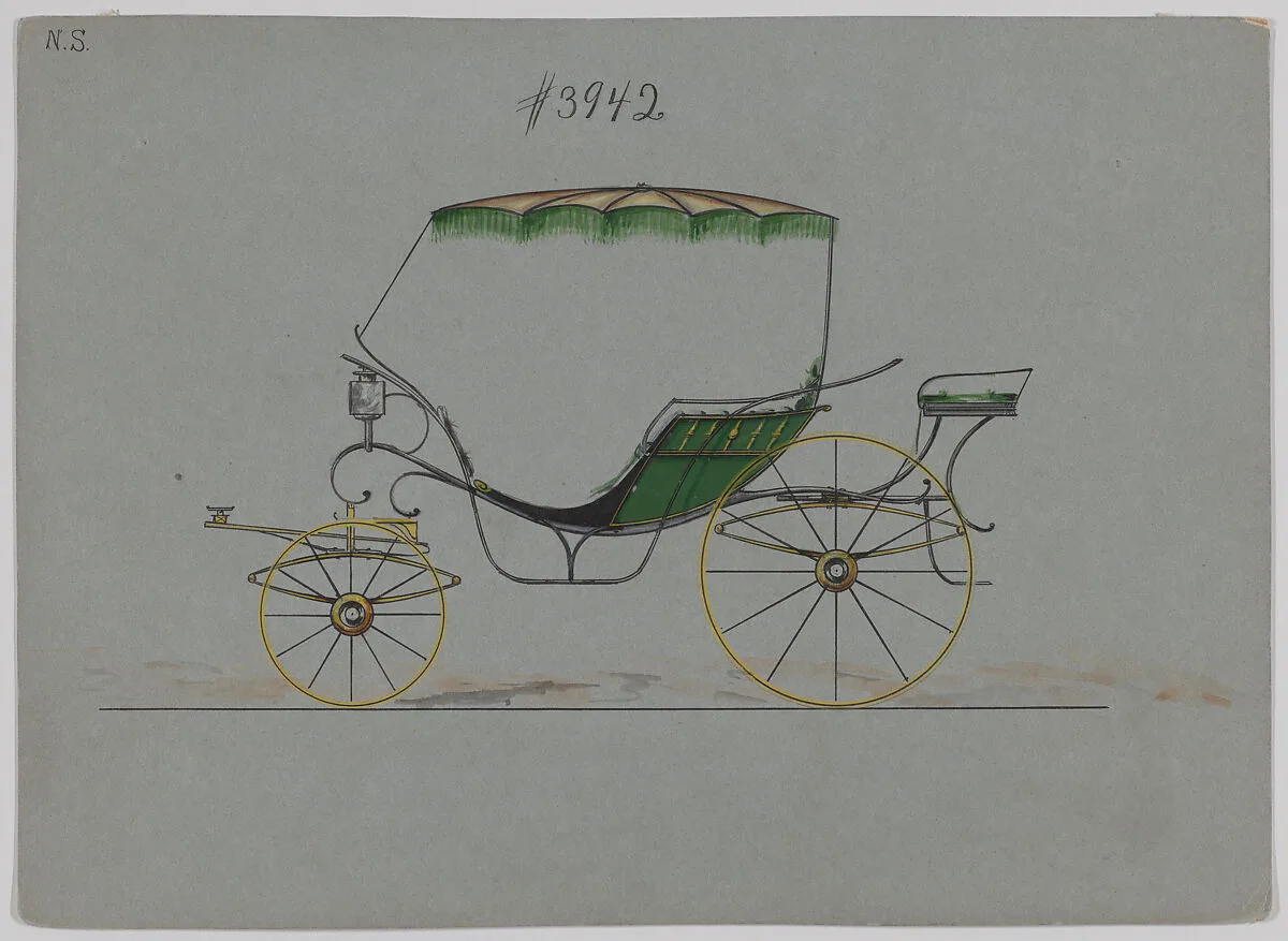 Design for Pony Phaeton, no. 3942 — Brewster & Co.|Herman Stahmer