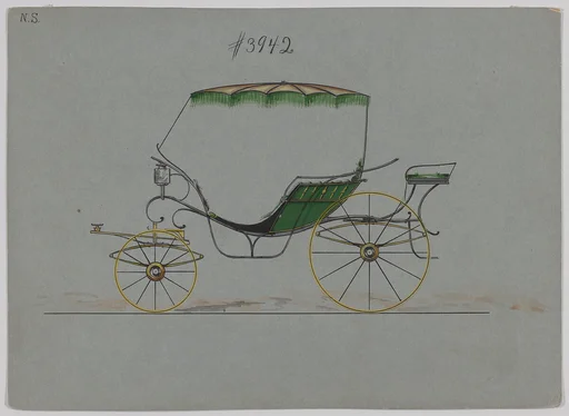 Design for Pony Phaeton, no. 3942