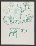 Study for "The Block" [angel] (recto); Study for "The Block" [people] (verso)